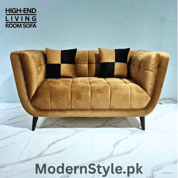 Classic Keekar Wood Loveseat Sofa – ElegantEnclave #S14 (Handmade in Pakistan) - Image 4