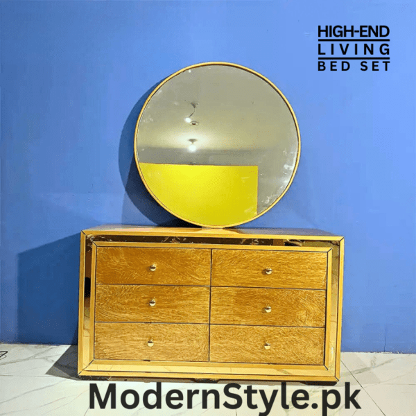 Premium Bed Set – Modern Bed Frame with Headboard & Side Tables - Image 6