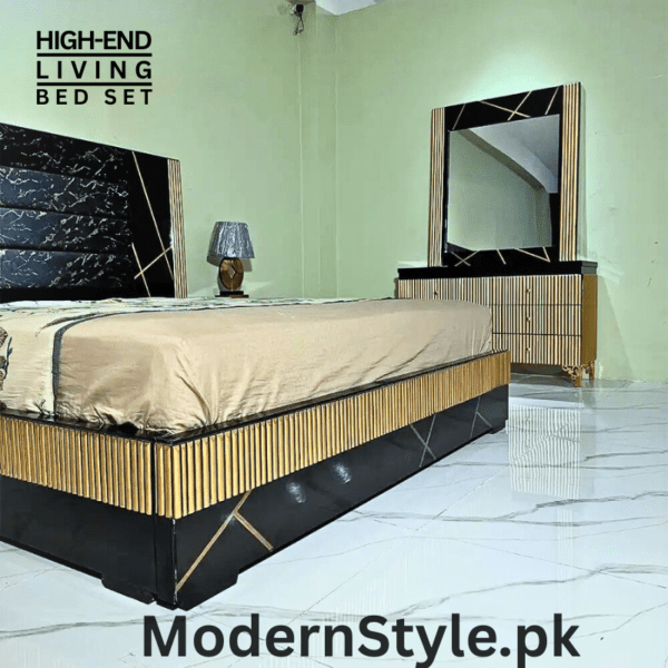 Royal Bedroom Set - Modern Luxury for Pakistani Homes - Image 2