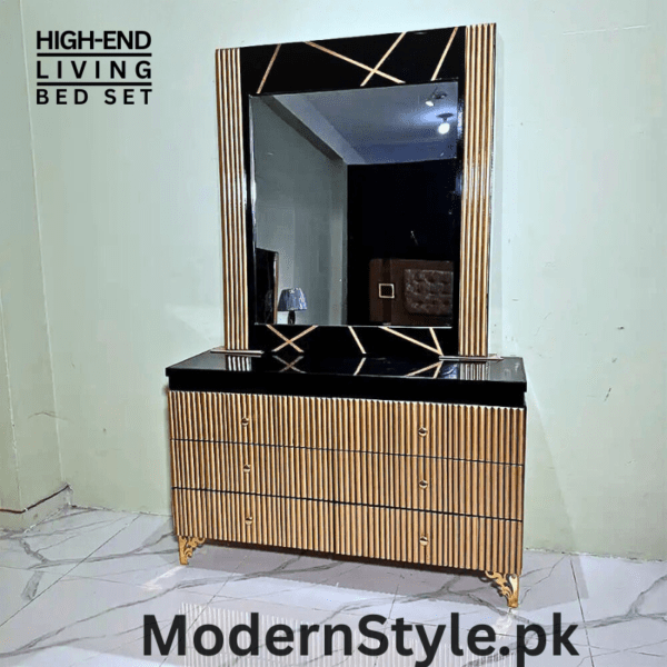 Royal Bedroom Set - Modern Luxury for Pakistani Homes - Image 5