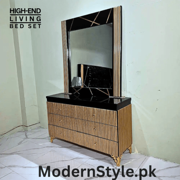 Royal Bedroom Set - Modern Luxury for Pakistani Homes - Image 6