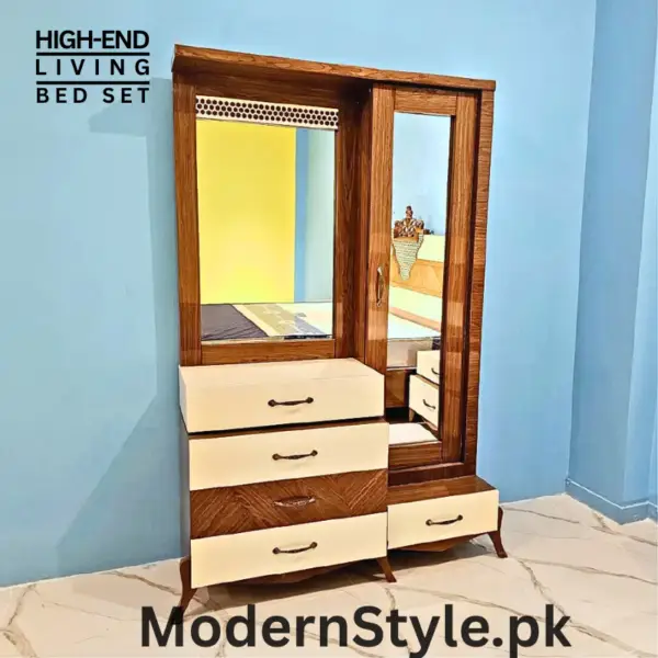 ClassicFrench Double Bed - Timeless Elegance for Pakistani Bedrooms - Image 8