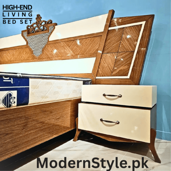ClassicFrench Double Bed - Timeless Elegance for Pakistani Bedrooms - Image 4