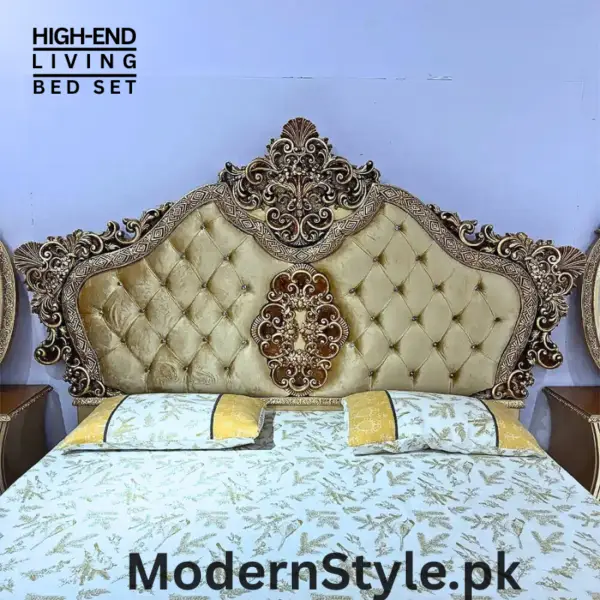 Premium Luxury Bed Set – Modern Comfortable Bedding for Pakistani Bedrooms - Image 4