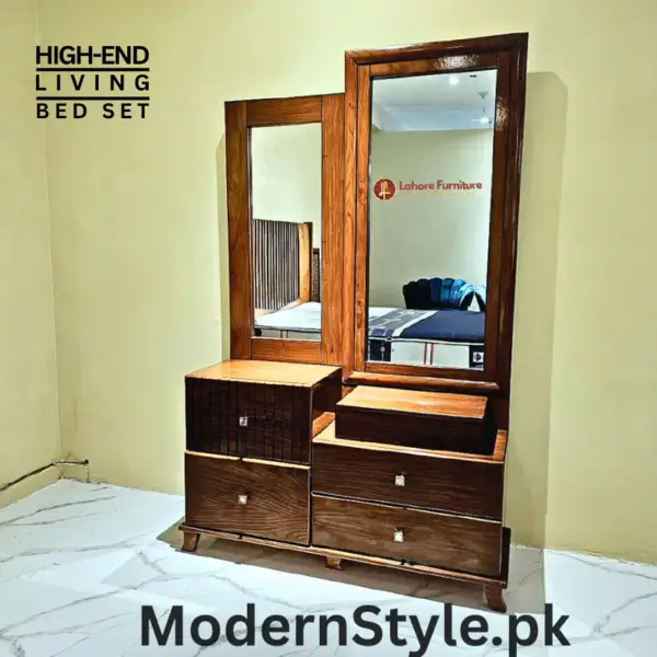 Elegant & Simple Majesty Bed – Minimalist Keekar Wood Double Bed - Image 4