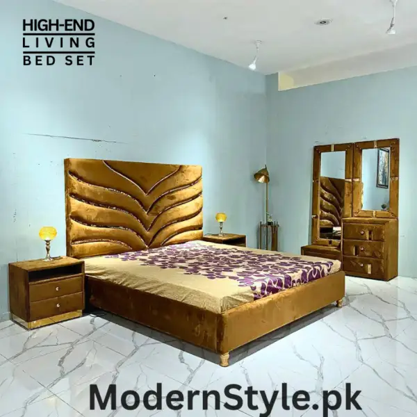 Luxury Bed Set – Modern Premium Bedding for Pakistani Homes