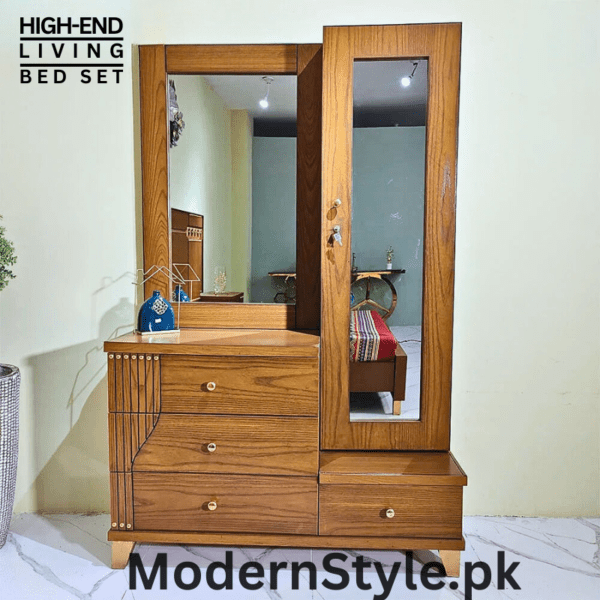 Marigold King Size Bed – Elegant Keekar Wood Bed Frame with High Gloss Finish - Image 6