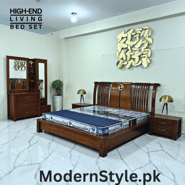 Luxury Bed Set – Premium Pakistani Bedroom Furniture
