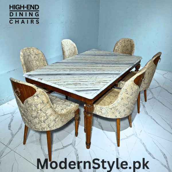 Royal Sheesham 6-Seater Dining Table Set – Handcrafted Pakistani Furniture - Image 2