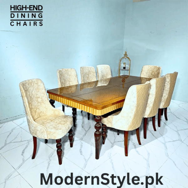 8 Chair Dining Set - Premium Pakistani Furniture for Family Gatherings