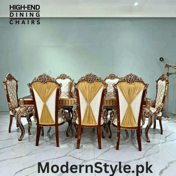 Premium 8-Seater Dining Table Set – Modern & Elegant for Pakistani Homes - Image 2
