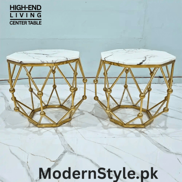 3-Piece Unique Imported Center Table Set – Modern Luxury Living Room Tables - Image 2