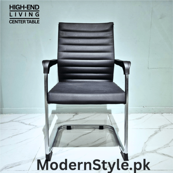 Premium Visitor Chair – Ergonomic Office Guest Chair (Pakistan-Made) - Image 2