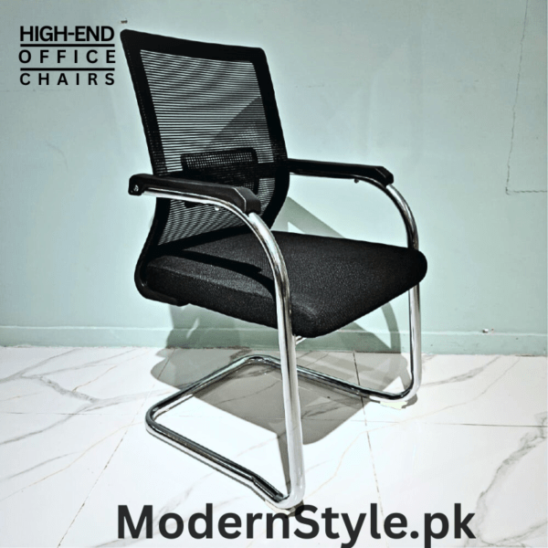 Professional Visitor Chair – Premium Office Guest Chair (Ergonomic & Space-Saving) - Image 2
