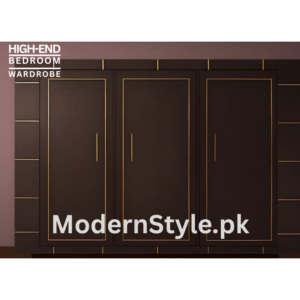 Eor Wardrobe – Modern Rosewood Storage (3-Door) | Pakistani Crafted