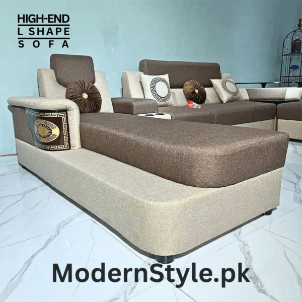 Royal Comfort 10-Seater L-Shape Sofa – Premium Family Seating - Image 2