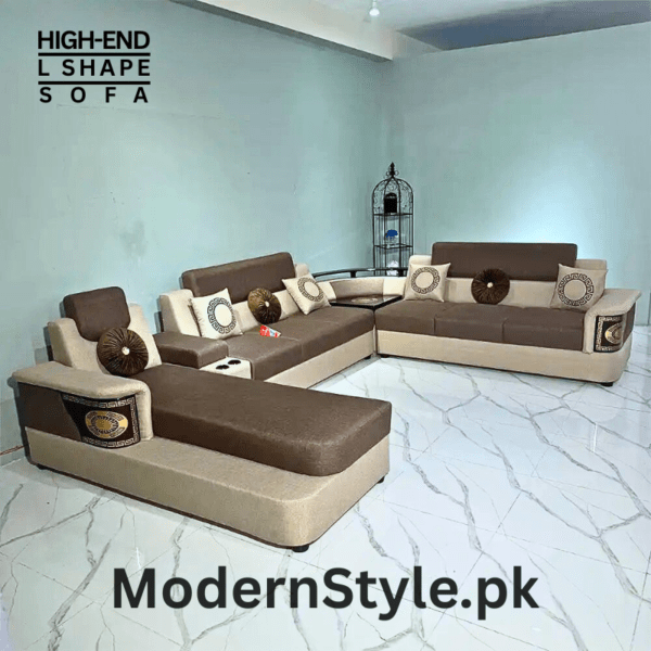 Royal Comfort 10-Seater L-Shape Sofa – Premium Family Seating - Image 4