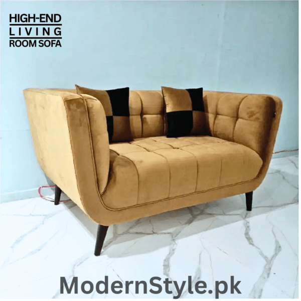 Classic Keekar Wood Loveseat Sofa – ElegantEnclave #S14 (Handmade in Pakistan) - Image 5