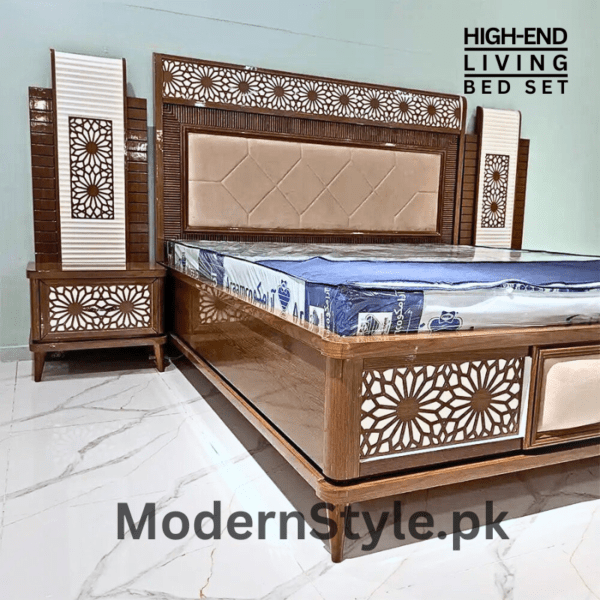 Premium Flower Design Bed Set – Luxury Floral Bedding - Image 2