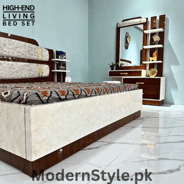 Royal Comfort Bed Set – Modern Design with Premium Finish - Image 5
