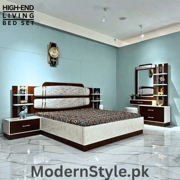 Premium Bed Set – Modern & Durable for Pakistani Bedrooms