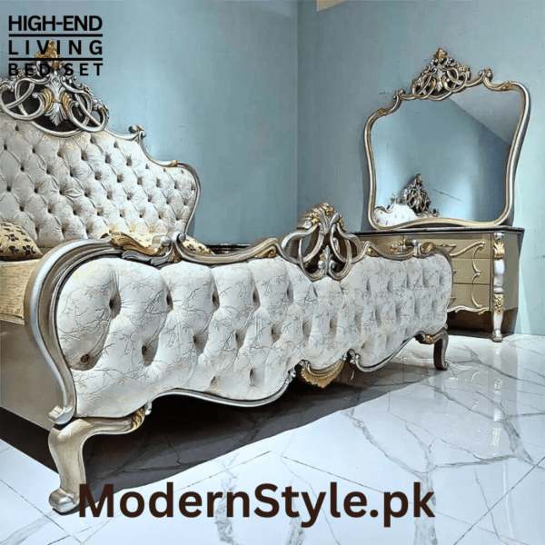 Royal Comfort Bed Set – Modern Design with Premium Finish - Image 4