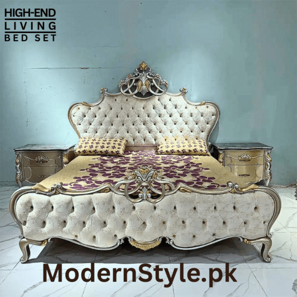 Royal Comfort Bed Set – Modern Design with Premium Finish - Image 2